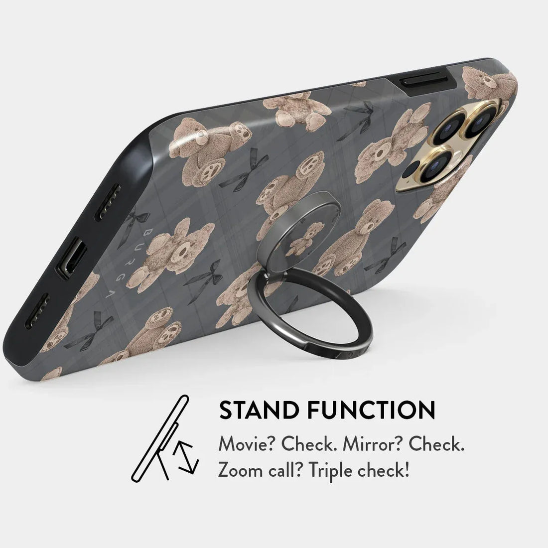 BURGA RING HOLDER | BFF - תופסן לאצבע מתכוונן אופנתי