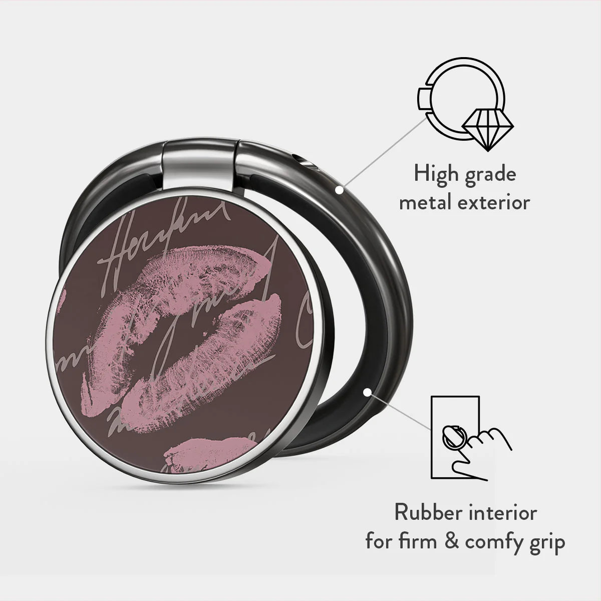BURGA RING HOLDER | Melodrama - תופסן לאצבע מתכוונן אופנתי