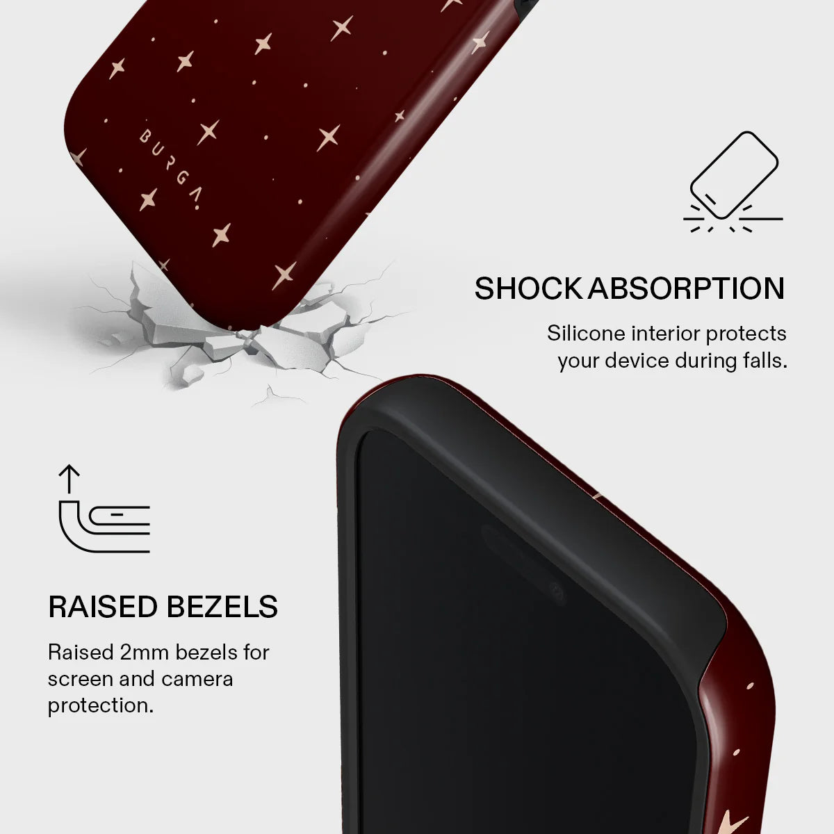 BURGA TOUGH | VERY MERRY - כיסוי אופנתי לאייפון 17 פרו