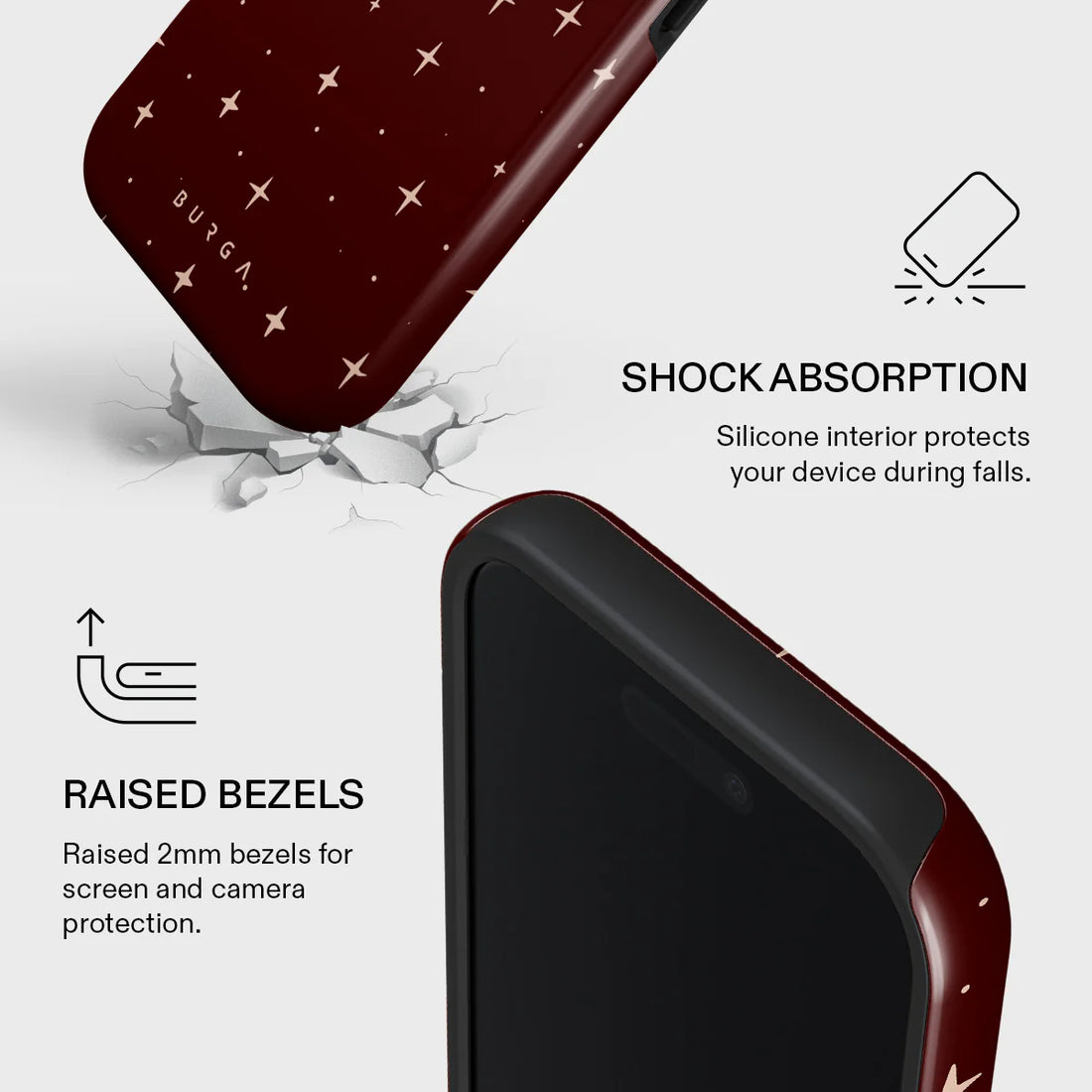 BURGA TOUGH | VERY MERRY - כיסוי אופנתי לאייפון 17