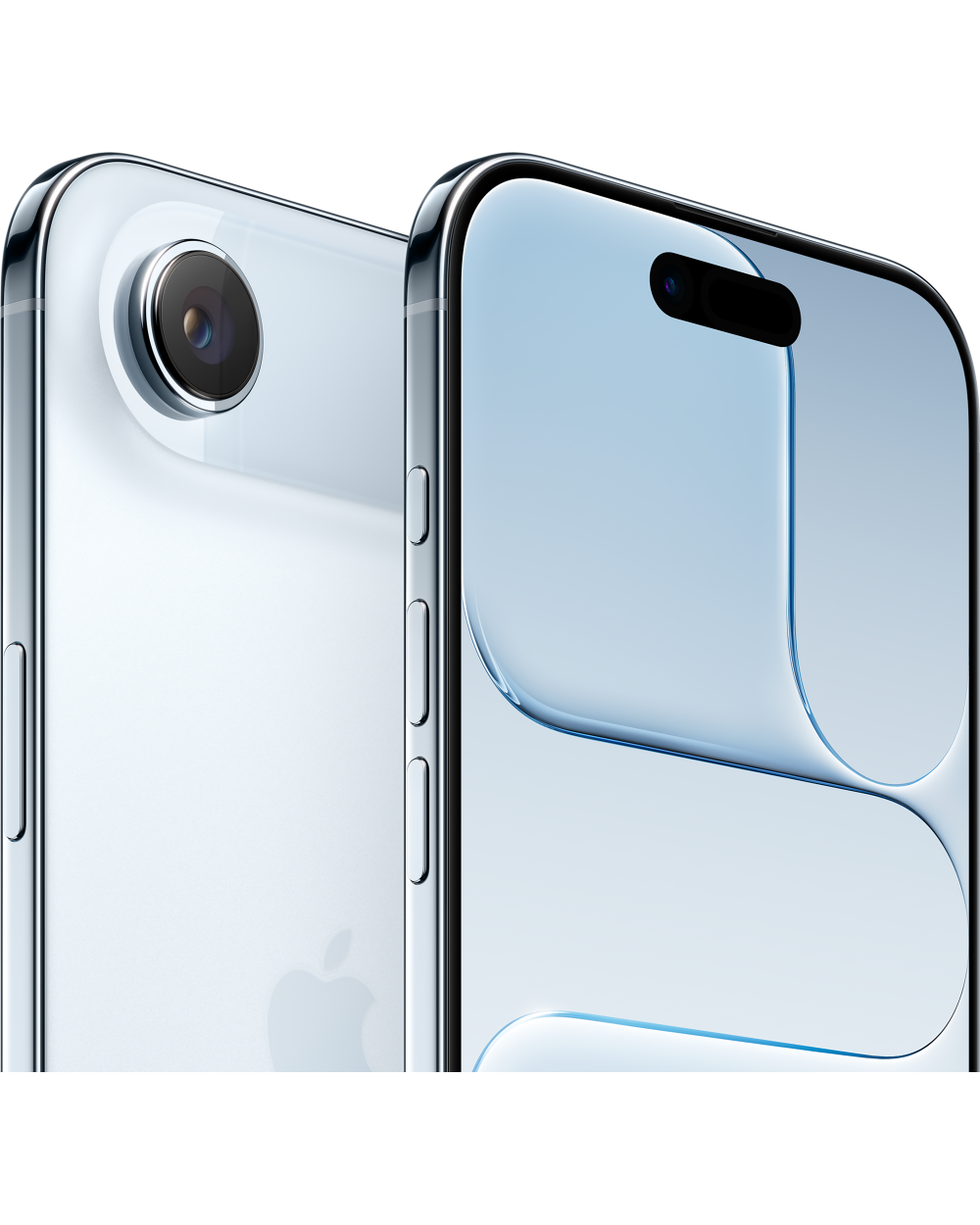 אייפון Apple iPhone 17 AIR 256GB - צבע Sky Blue - אחריות Apple רשמית לשנה - דגם eSIM כפול Dual