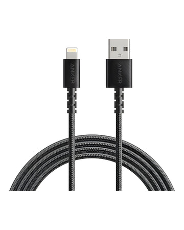 כבל נתונים USB ל-Lightning באורך 1.8 מטר Anker A8013H12 שחור | יבואן רשמי