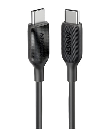כבל נתונים USB-C לשקע USB-C באורך 1 מטר Anker A8852H11 שחור | יבואן רשמי