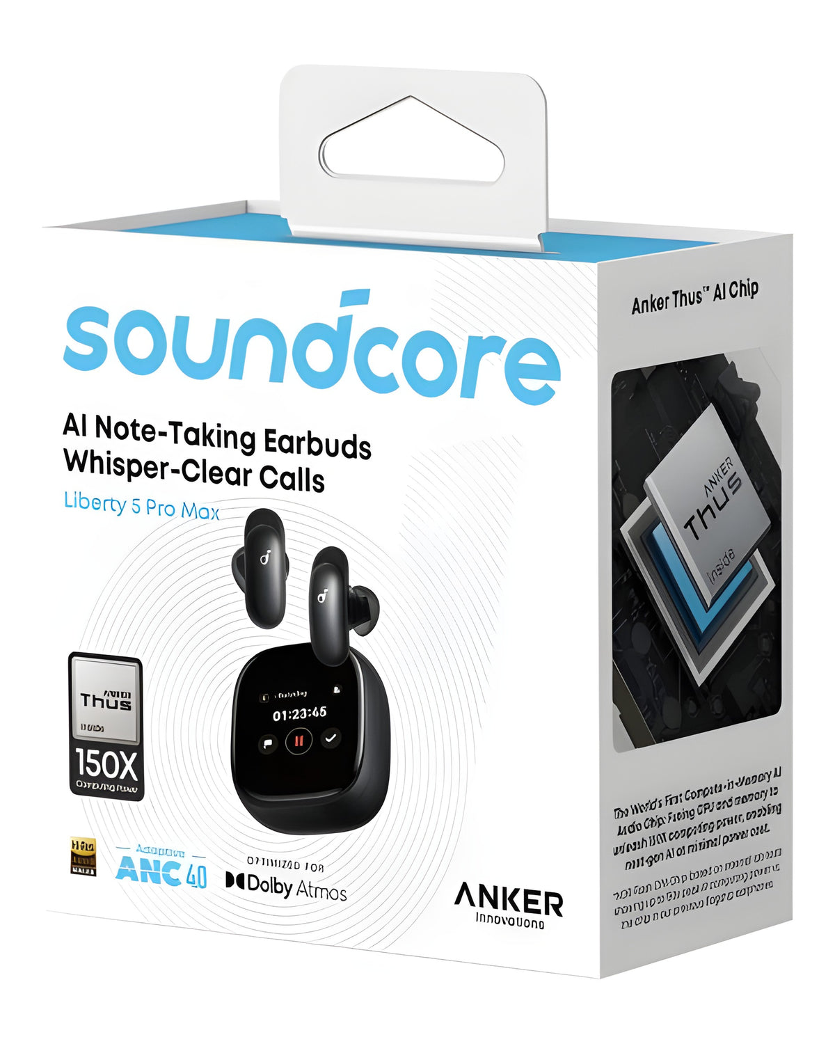 אוזניות אלחוטיות TWS Anker Soundcore Liberty 5 Pro Max D1204G11 | יבואן רשמי