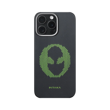Iphone 16 Pro - "Alien" Aries x Pitaka | Limited Edition | מגן הקרבון הדק והקל בעולם | PITAKA - פיטאקה