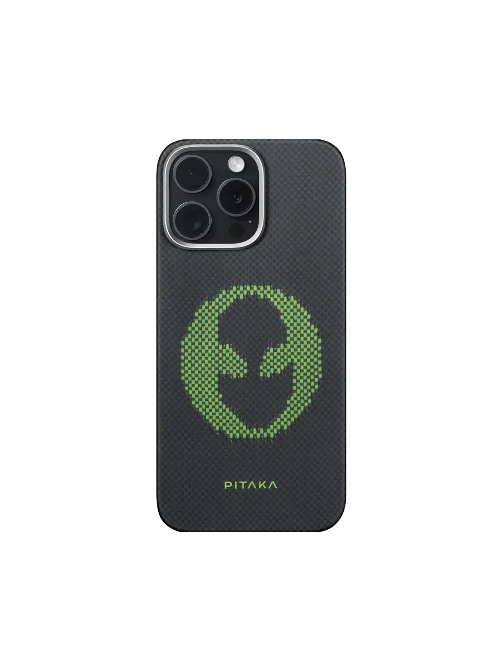 מגן הקרבון הדק והקל בעולם | PITAKA - פיטאקה - Iphone 16 Pro Max - "Alien" Aries x Pitaka | Limited Edition