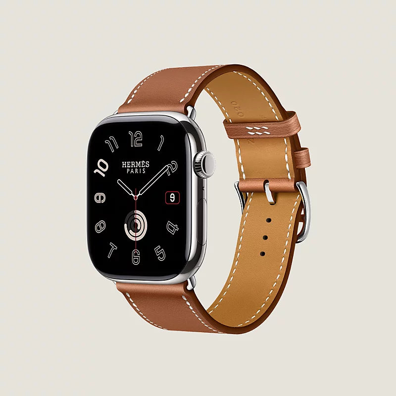 Band Apple Watch Hermès Single Tour 46 mm leather |  רצועה לאפל ווטצ מקורית הרמס עור אמיתי