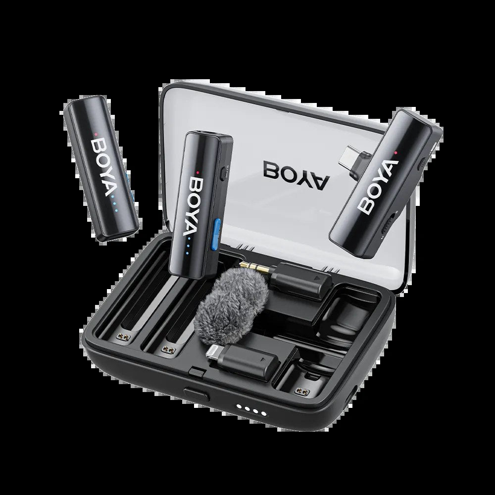BOYA BOYALINK 2 | V2.0 | 2 משדרים + נרתיק