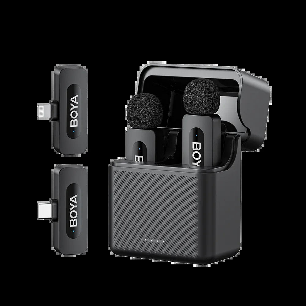 BOYA BY-V30 | USB-C | 2 משדרים + נרתיק