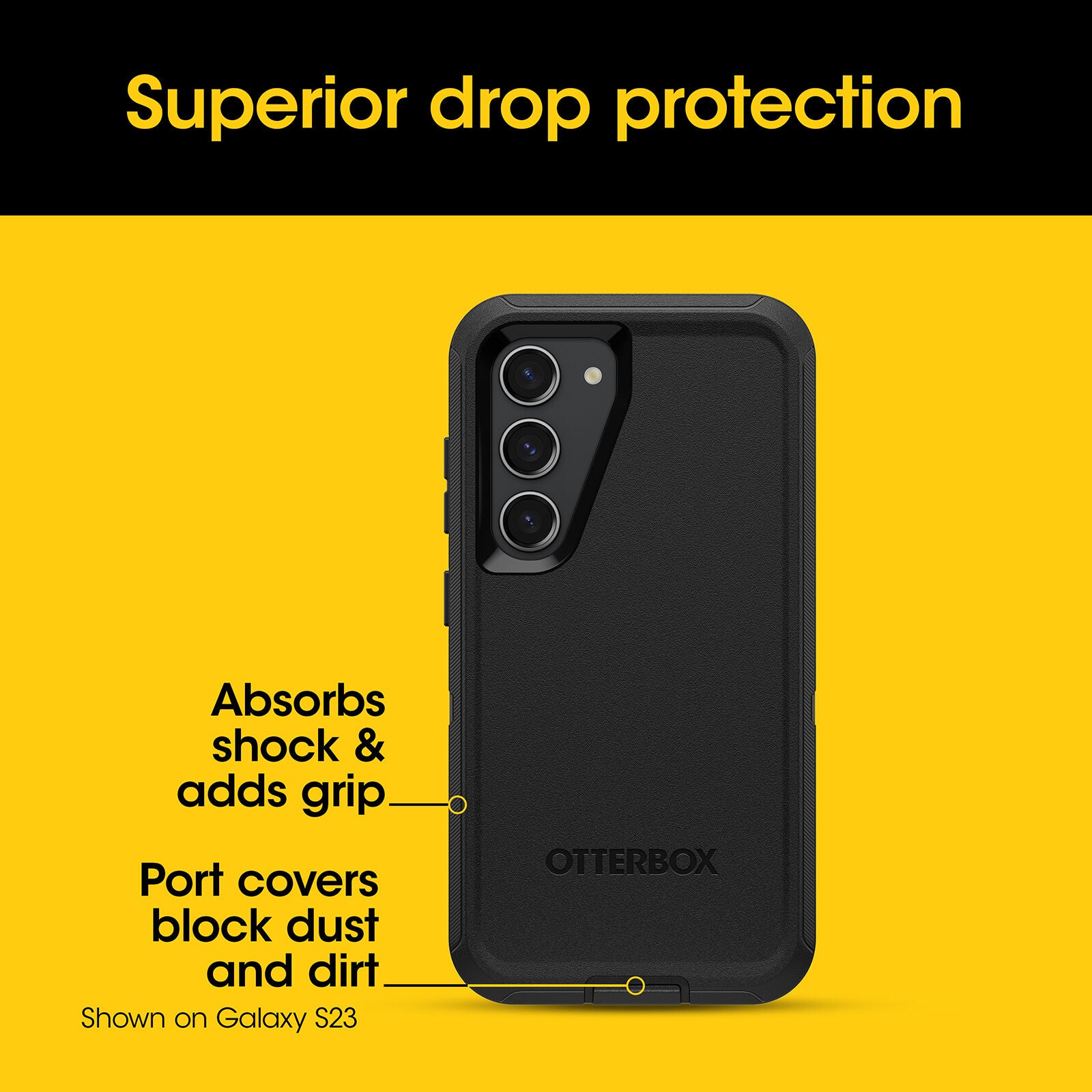 Otterbox Defender Samsung S24 Plus המגן החזק בעולם כולל קליפס לחגורה | יבואן רשמי