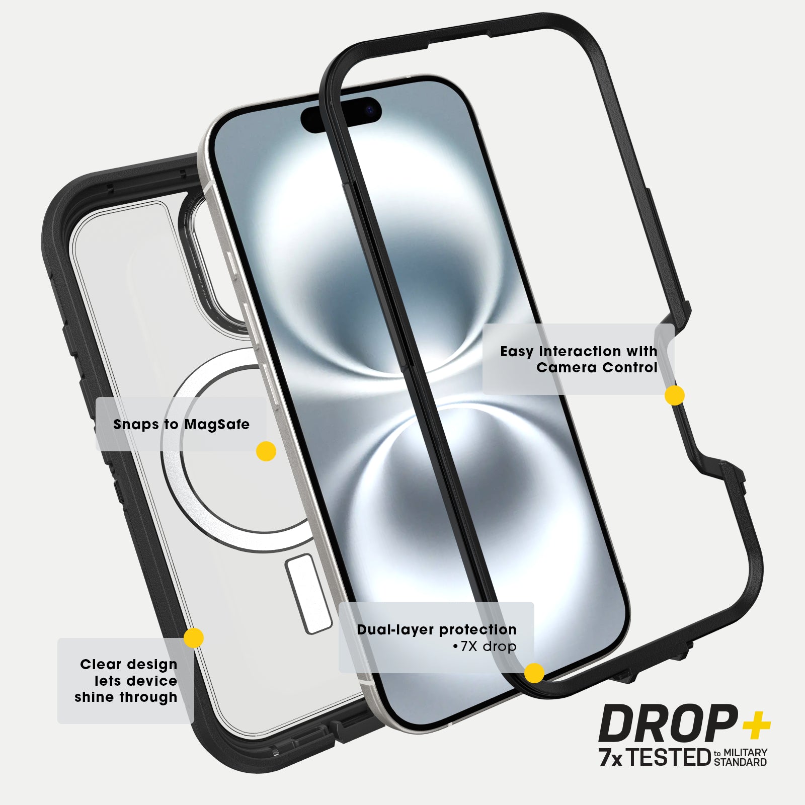 Otterbox Defender XT Iphone 16 Magsafe המגן החזק בעולם | יבואן רשמי תומך