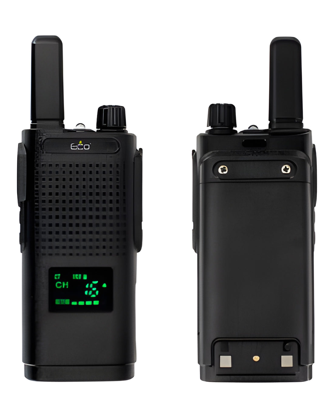 זוג מכשירי קשר עם עמדת טעינה Eco WPF-8