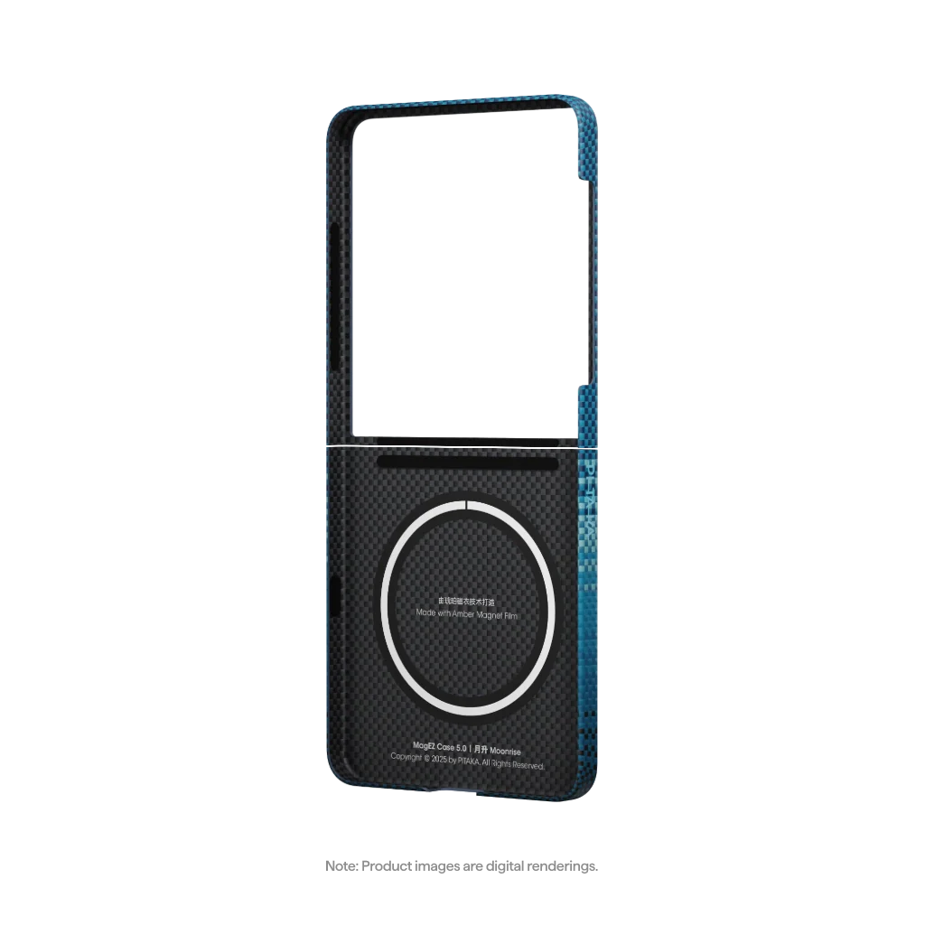 Galaxy Z Flip 7 | Moonrise מגן הקרבון הדק והקל בעולם | PITAKA - פיטאקה