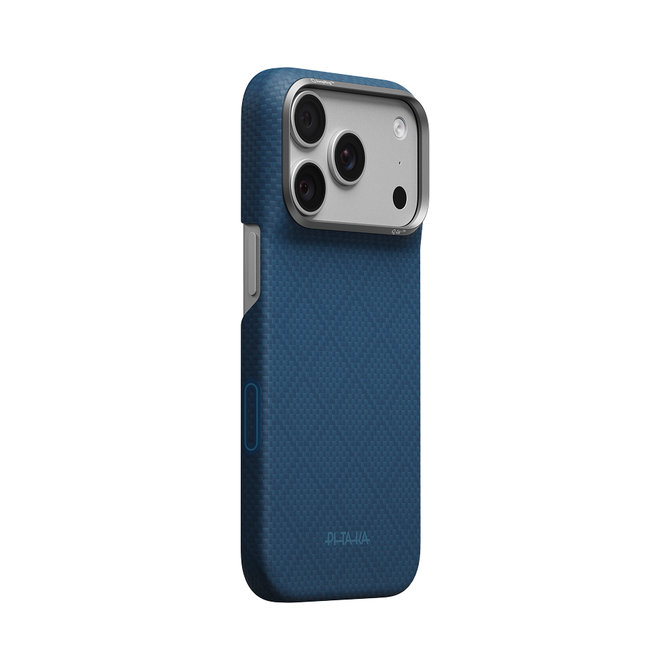 iPhone 18 Pro | Abyss Blue מגן הקרבון הדק והקל בעולם | PITAKA - פיטאקה