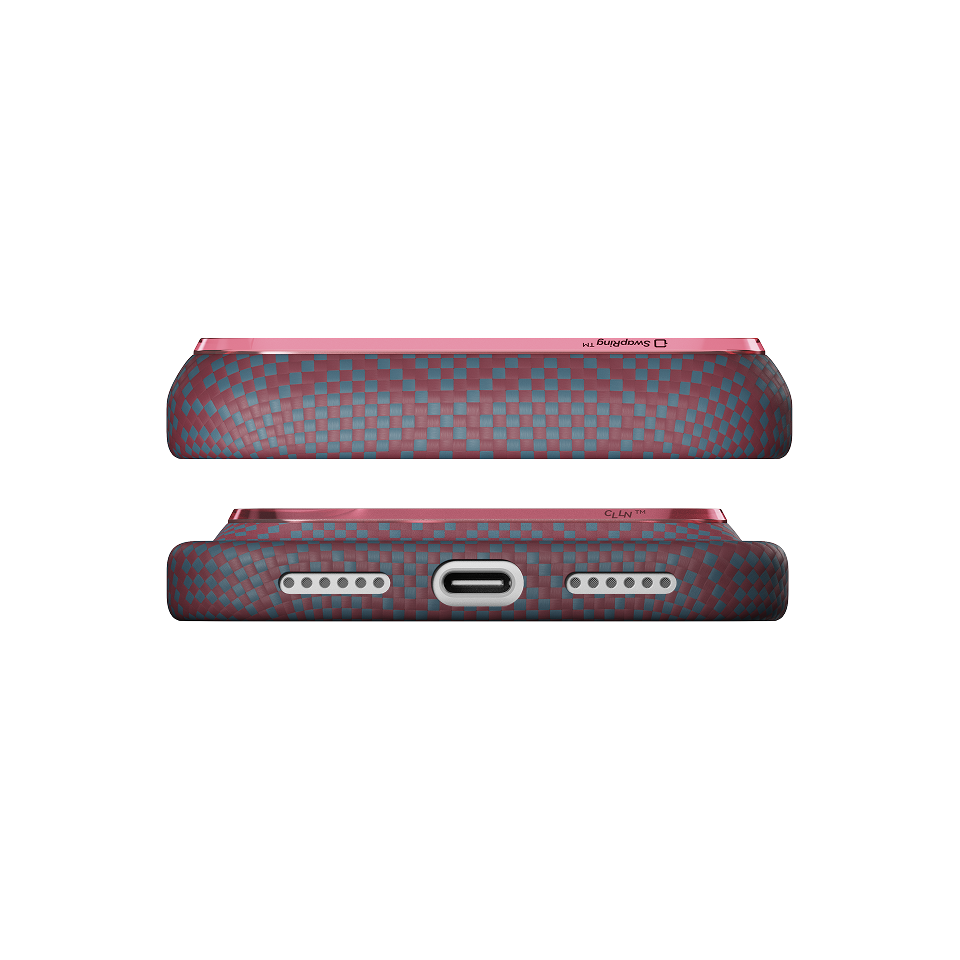 iPhone 18 Pro | Blue's Red מגן הקרבון הדק והקל בעולם | PITAKA - פיטאקה
