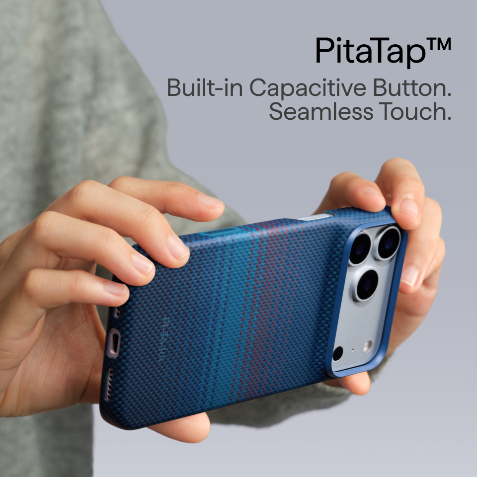 iPhone 18 Pro | Midnight מגן הקרבון הדק והקל בעולם | PITAKA - פיטאקה