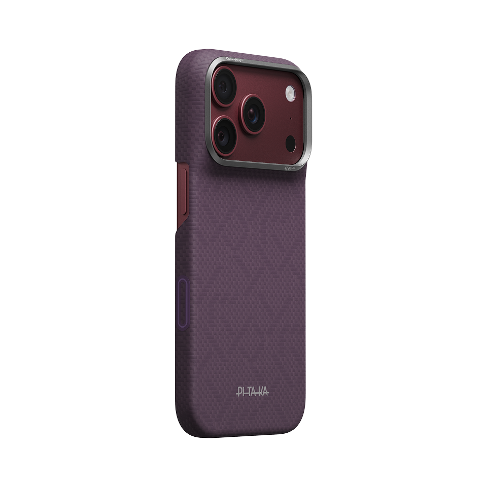 iPhone 18 Pro | Charoite Purple מגן הקרבון הדק והקל בעולם | PITAKA - פיטאקה