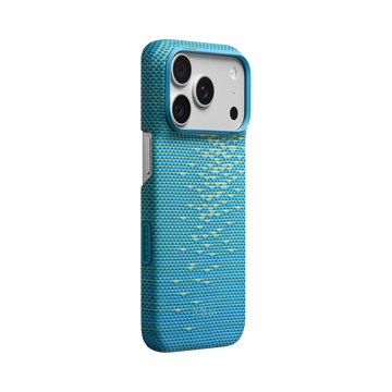 iPhone 18 Pro | Lucid Blue מגן הקרבון הדק והקל בעולם | PITAKA - פיטאקה