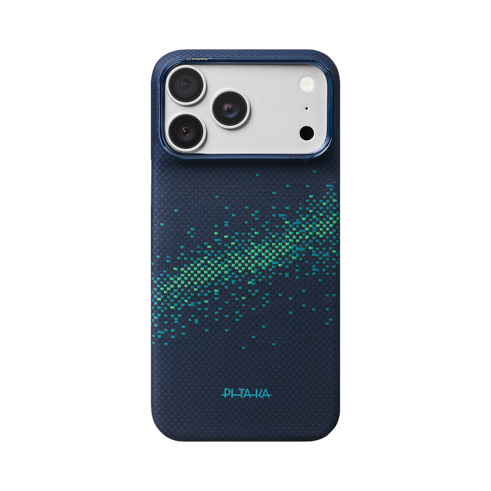 iPhone 18 Pro | Nearfield Blue מגן הקרבון הדק והקל בעולם | PITAKA - פיטאקה