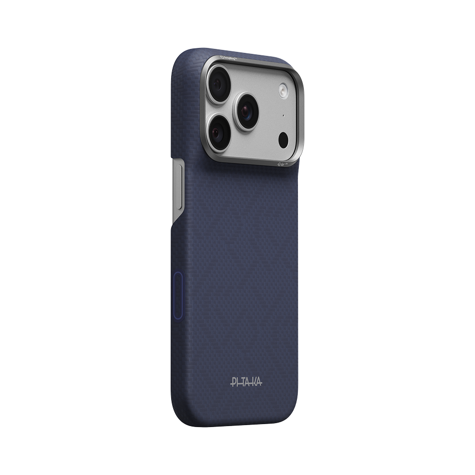 iPhone 18 Pro | Sapphire Blue מגן הקרבון הדק והקל בעולם | PITAKA - פיטאקה