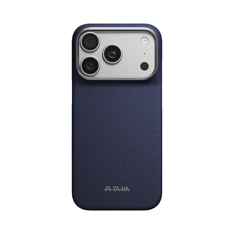iPhone 18 Pro | Sapphire Blue מגן הקרבון הדק והקל בעולם | PITAKA - פיטאקה