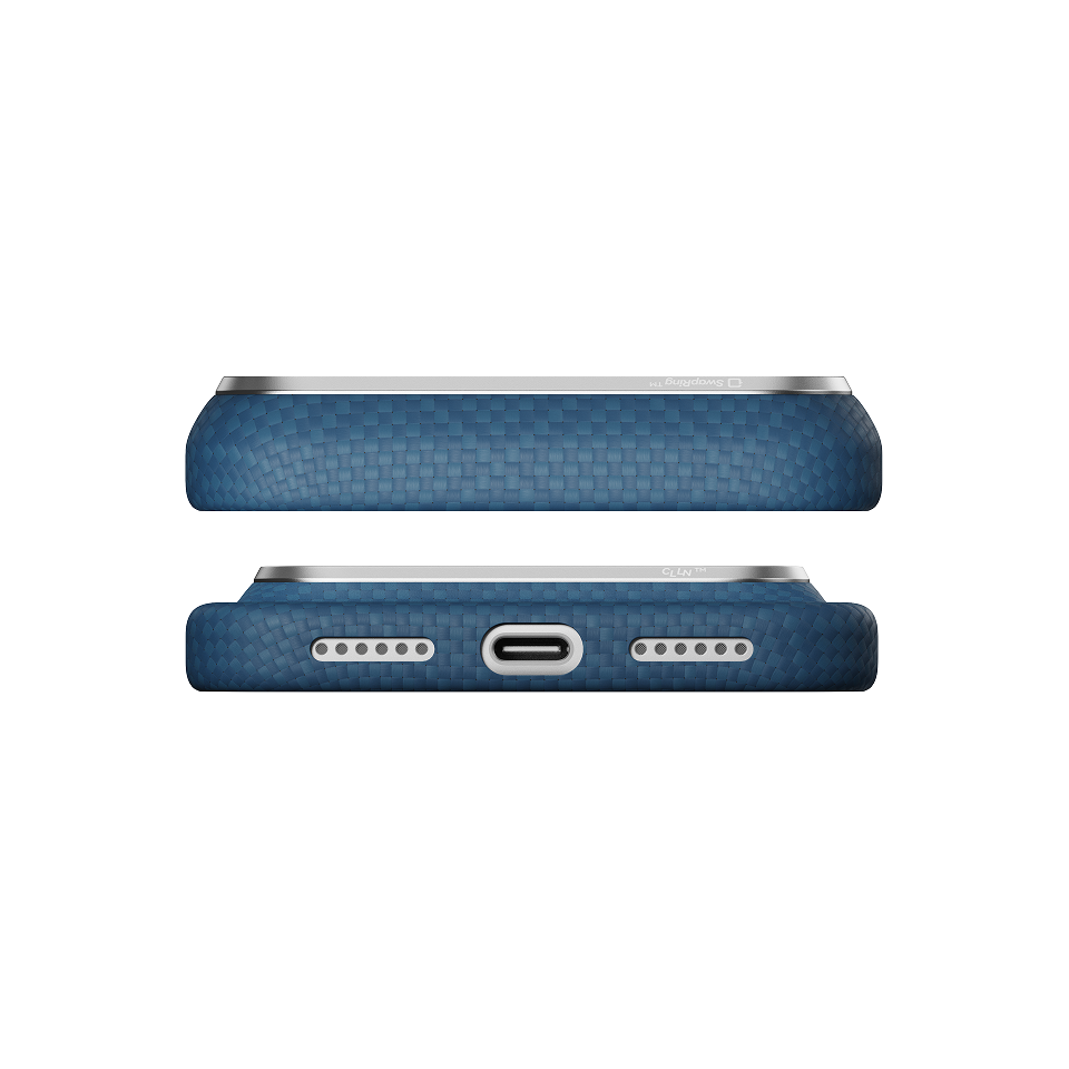 iPhone 18 Pro Max | Abyss Blue מגן הקרבון הדק והקל בעולם | PITAKA - פיטאקה