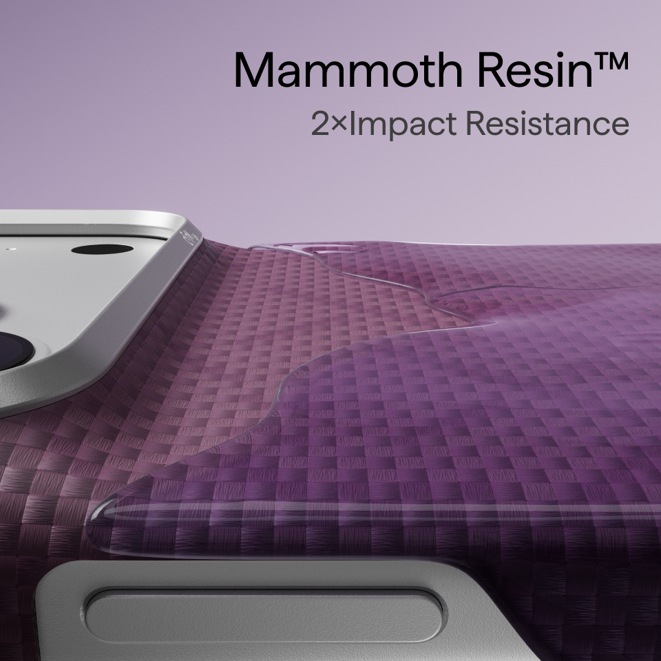 iPhone 18 Pro Max | Charoite Purple מגן הקרבון הדק והקל בעולם | PITAKA - פיטאקה