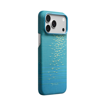 iPhone 18 Pro Max | Lucid Blue מגן הקרבון הדק והקל בעולם | PITAKA - פיטאקה