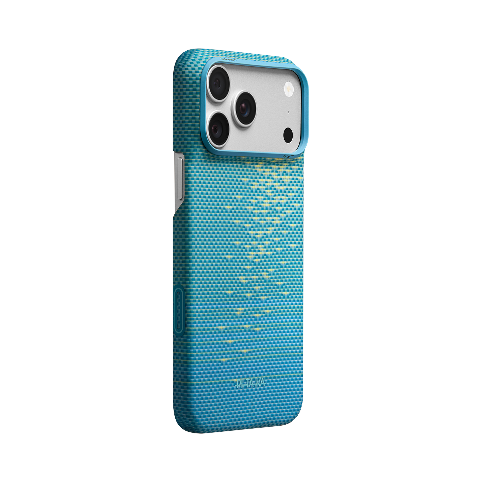 iPhone 18 Pro Max | Lucid Blue מגן הקרבון הדק והקל בעולם | PITAKA - פיטאקה