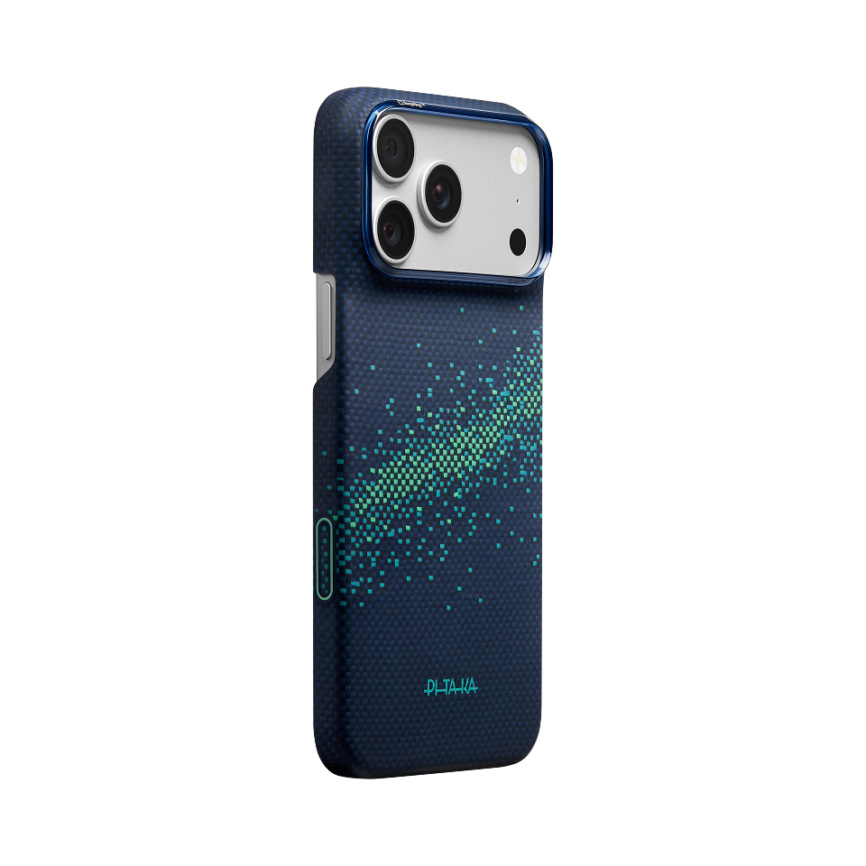 iPhone 18 Pro Max | Nearfield Blue מגן הקרבון הדק והקל בעולם | PITAKA - פיטאקה