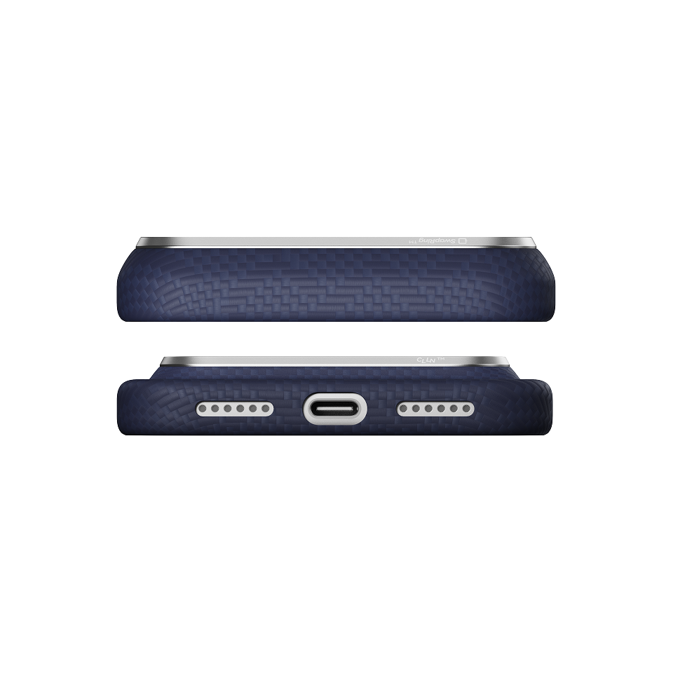 iPhone 18 Pro Max | Sapphire Blue מגן הקרבון הדק והקל בעולם | PITAKA - פיטאקה