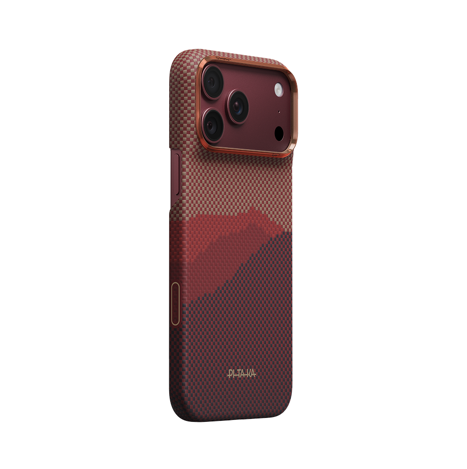 iPhone 18 Pro | Autumn Dusk מגן הקרבון הדק והקל בעולם | PITAKA - פיטאקה