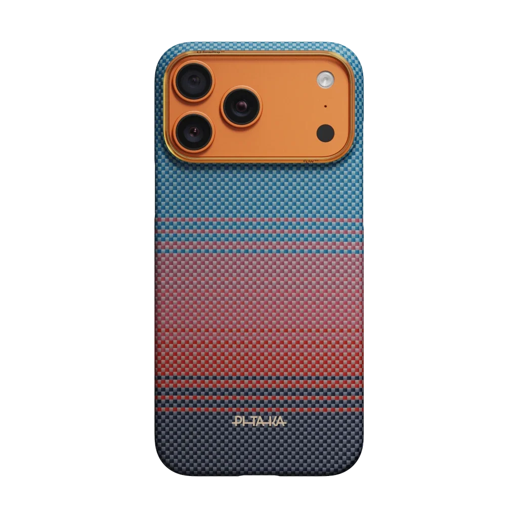 PITAKA California Dream 03 Edge Case for iPhone 17 Pro Max - מגן סיב ארמיד פרימיום לאייפון 17 פרו מקס