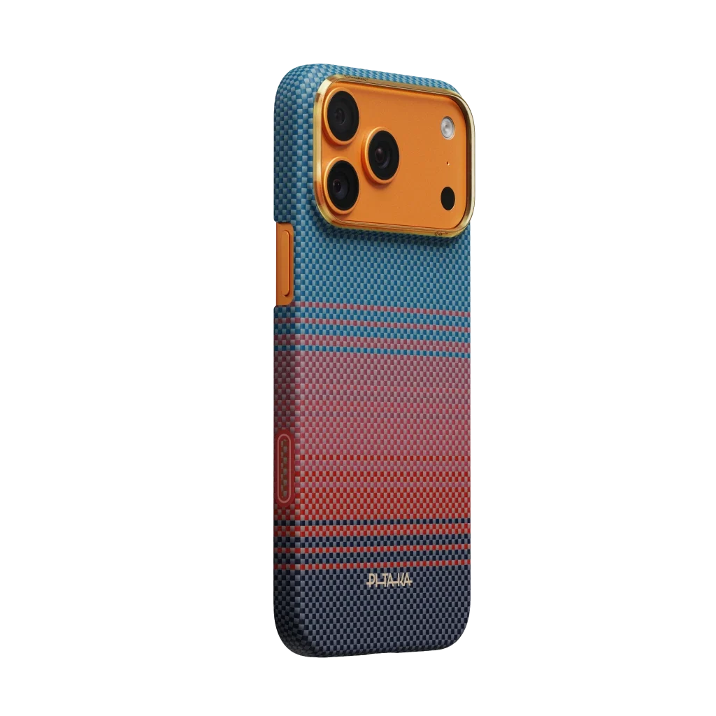 PITAKA California Dream 03 Edge Case for iPhone 17 Pro Max - מגן סיב ארמיד פרימיום לאייפון 17 פרו מקס