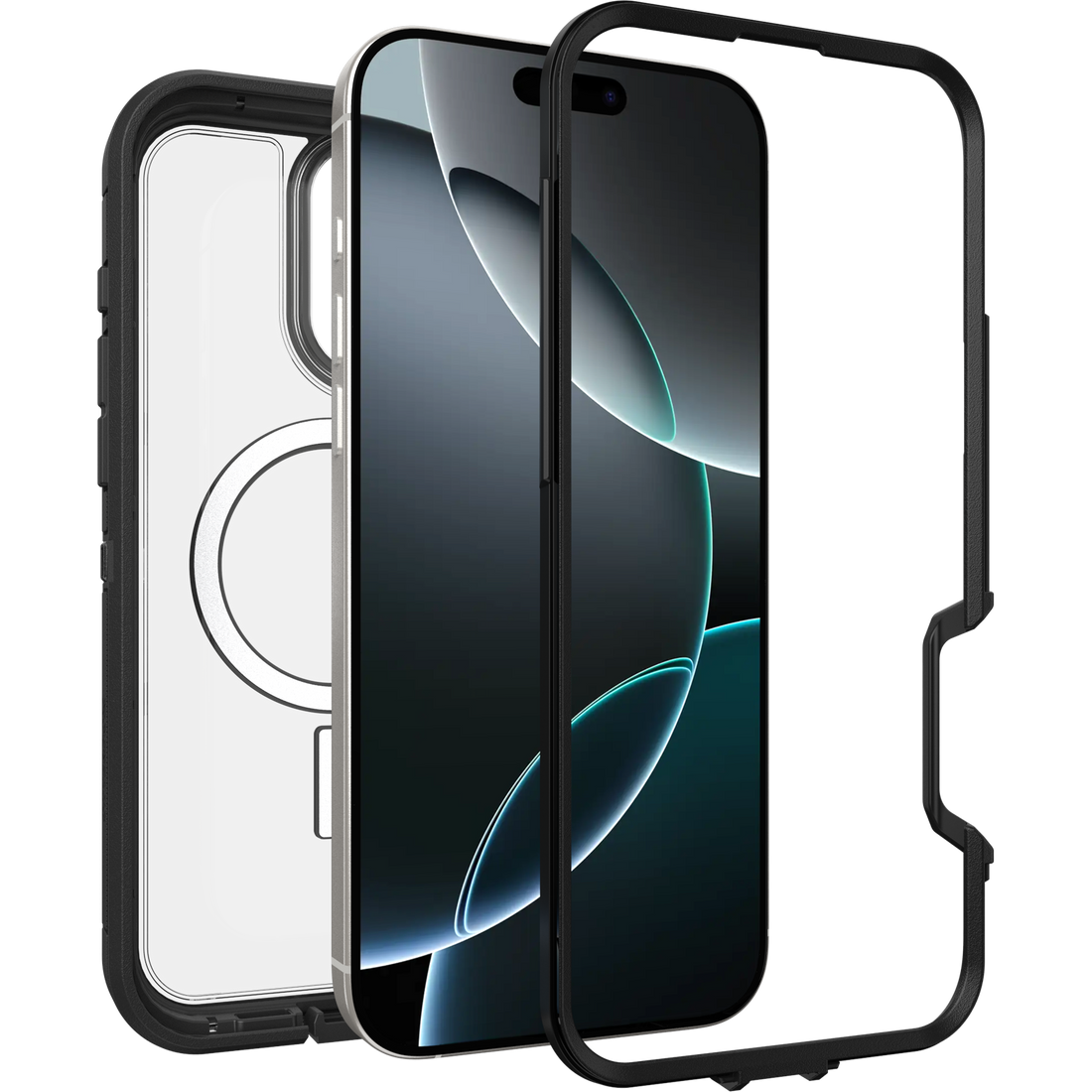 Iphone 16 Pro Max | Otterbox Defender XT שקוף Magsafe המגן החזק בעולם | יבואן רשמי - תומך