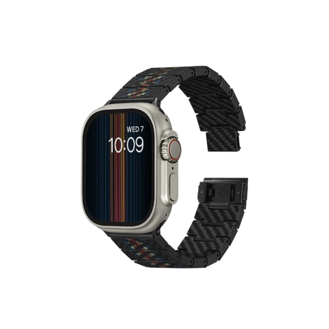 Pitaka Apple Watch BAND - Carbon Fiber Rhapsody | רצועת שעון קרבון פיטאקה