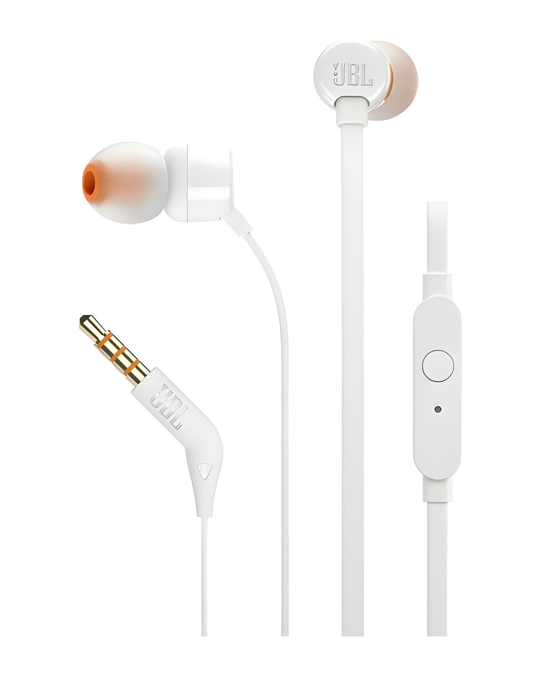 אוזניות חוטיות JBL Tune 110 לבן