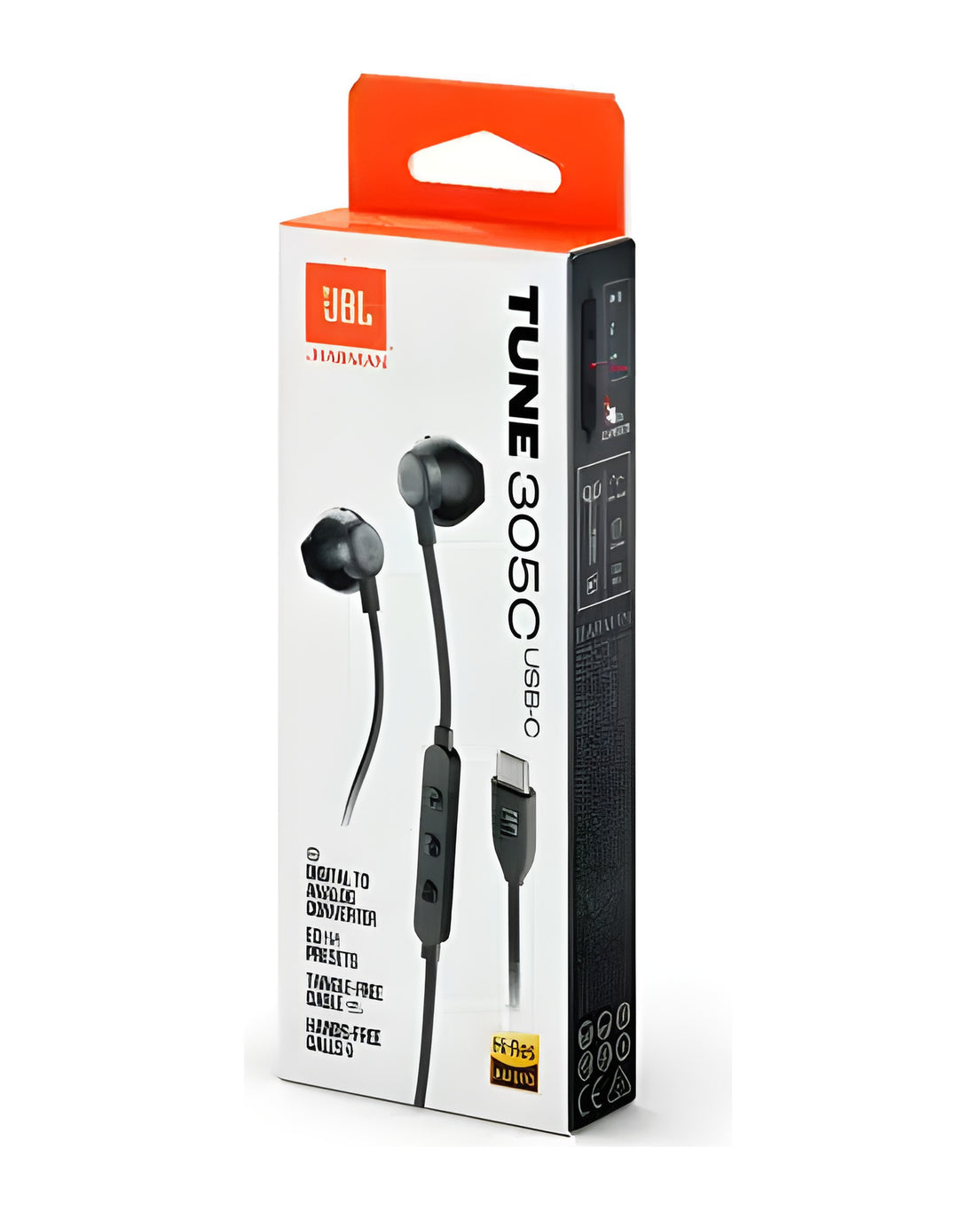 אוזניות חוטיות JBL Tune 305C USB-C | יבואן רשמי