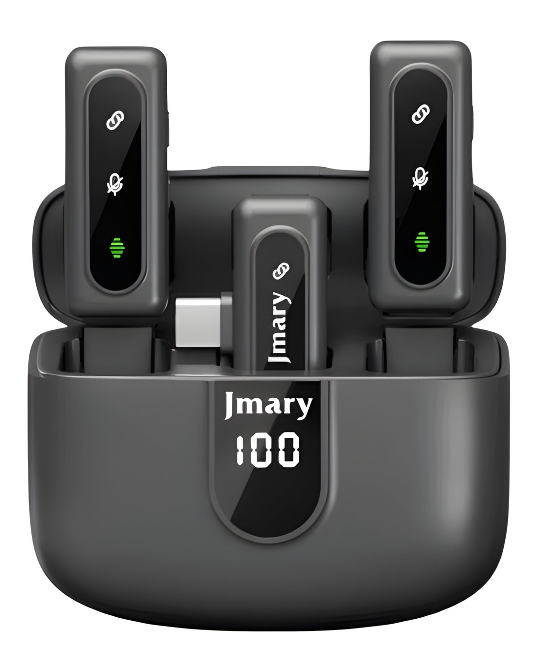 זוג מיקרופונים דש לסמארטפון USB-C Jmary MW-17