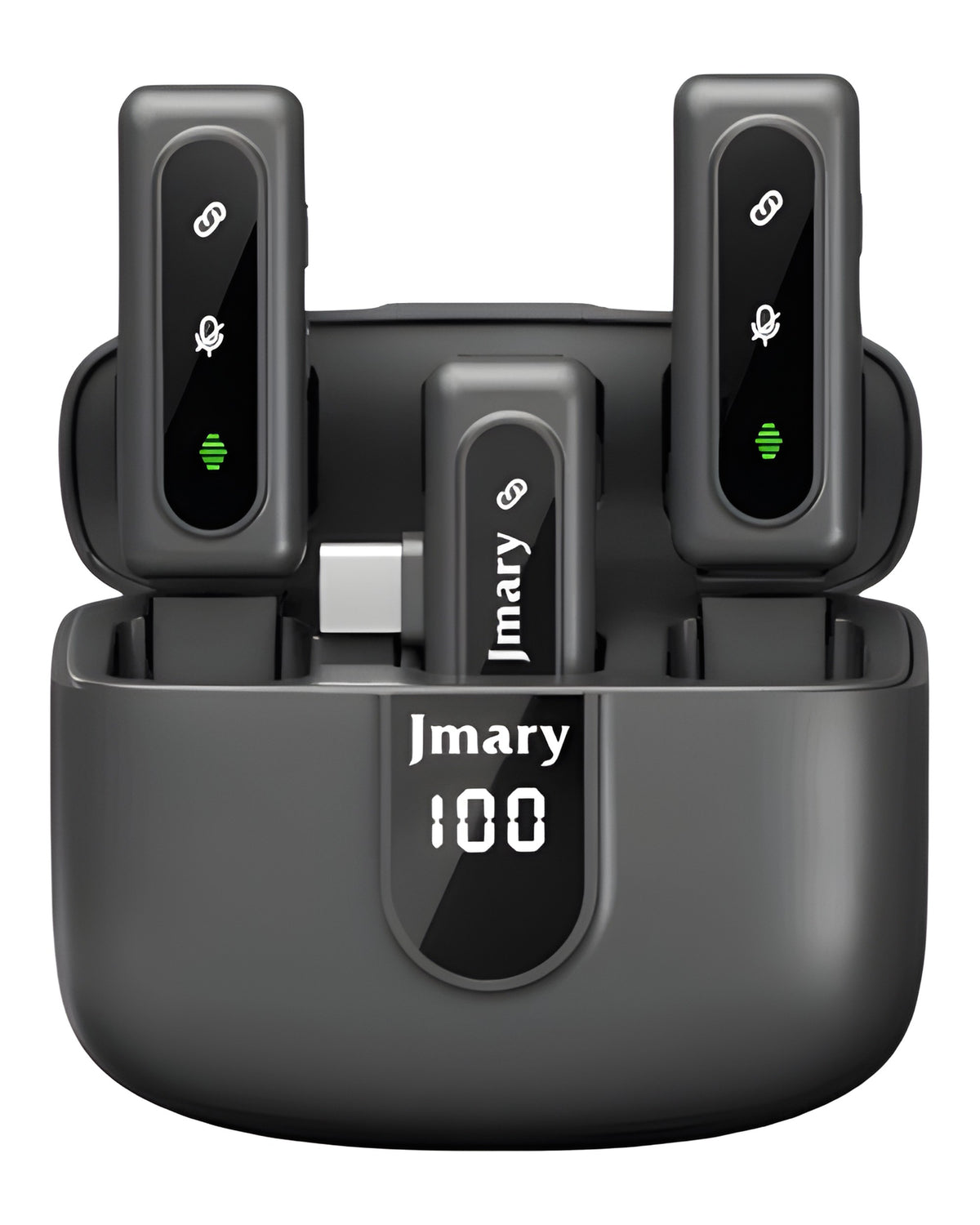 זוג מיקרופונים דש לסמארטפון USB-C Jmary MW-17