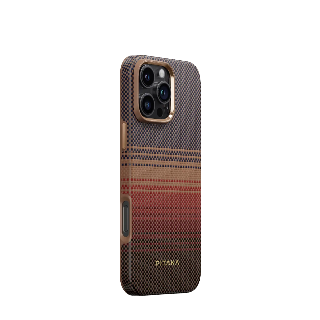 Iphone 16 Pro Max - Sunset Protective | מגן קרבון יוקרתי וחזק במיוחד | PITAKA - פיטאקה