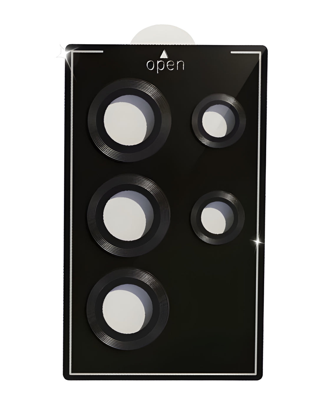מגן זכוכית לעדשות מצלמה Ninthpro ל-Galaxy S23/S23 Plus שחור
