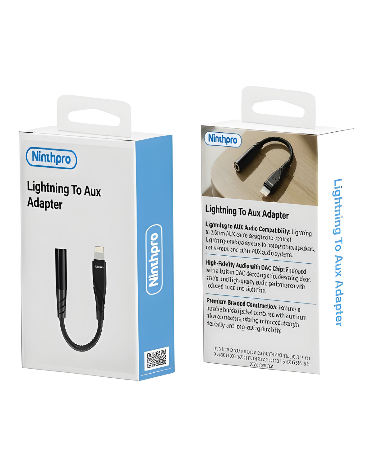 מתאם Lightning ל-AUX Ninthpro