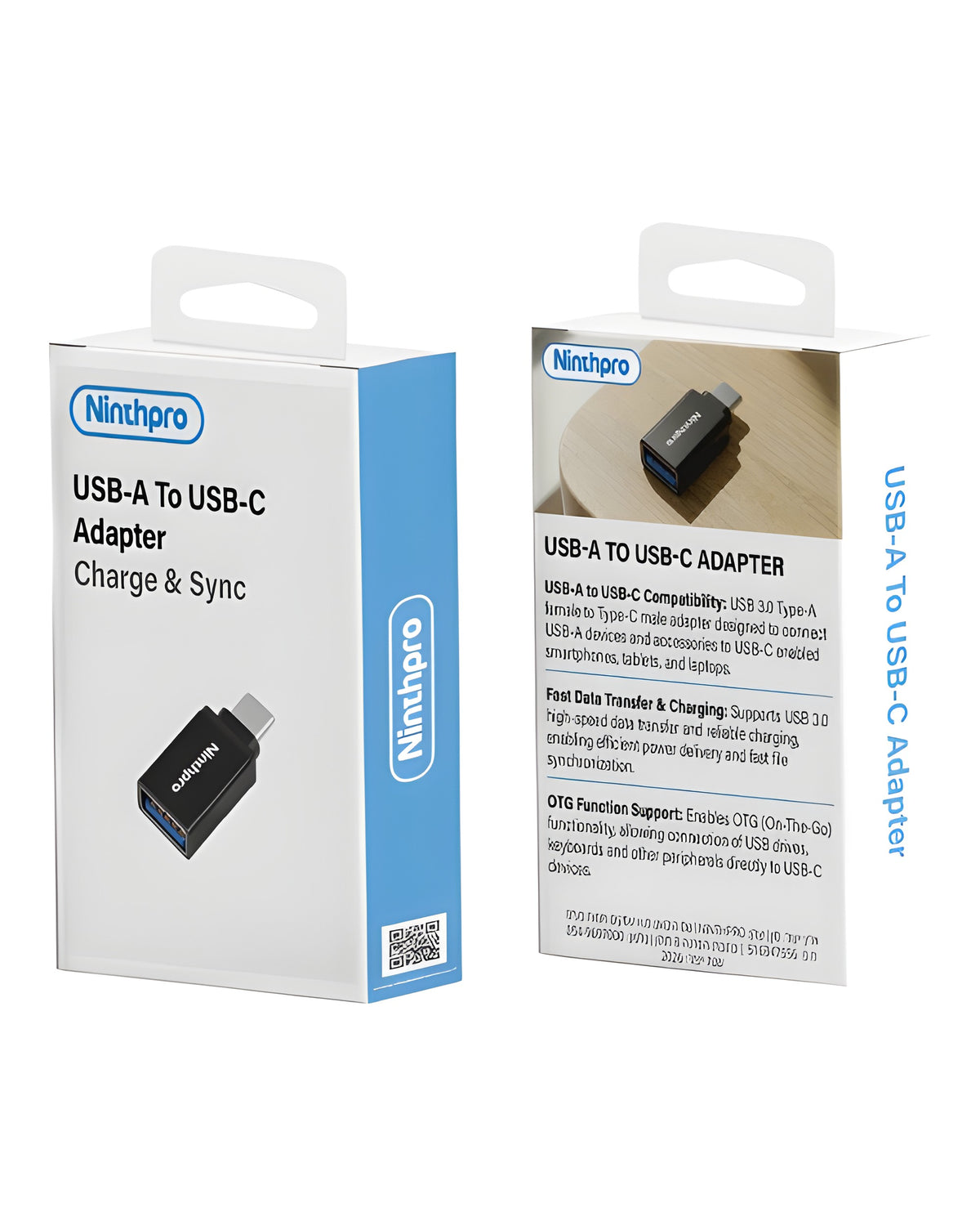 מתאם USB ל-USB-C Ninthpro