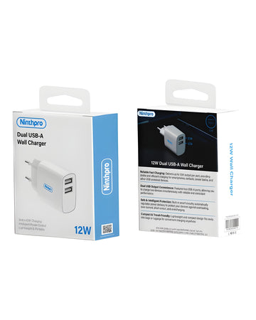 ראש טעינה Ninthpro Wall Charger 12W Adapter