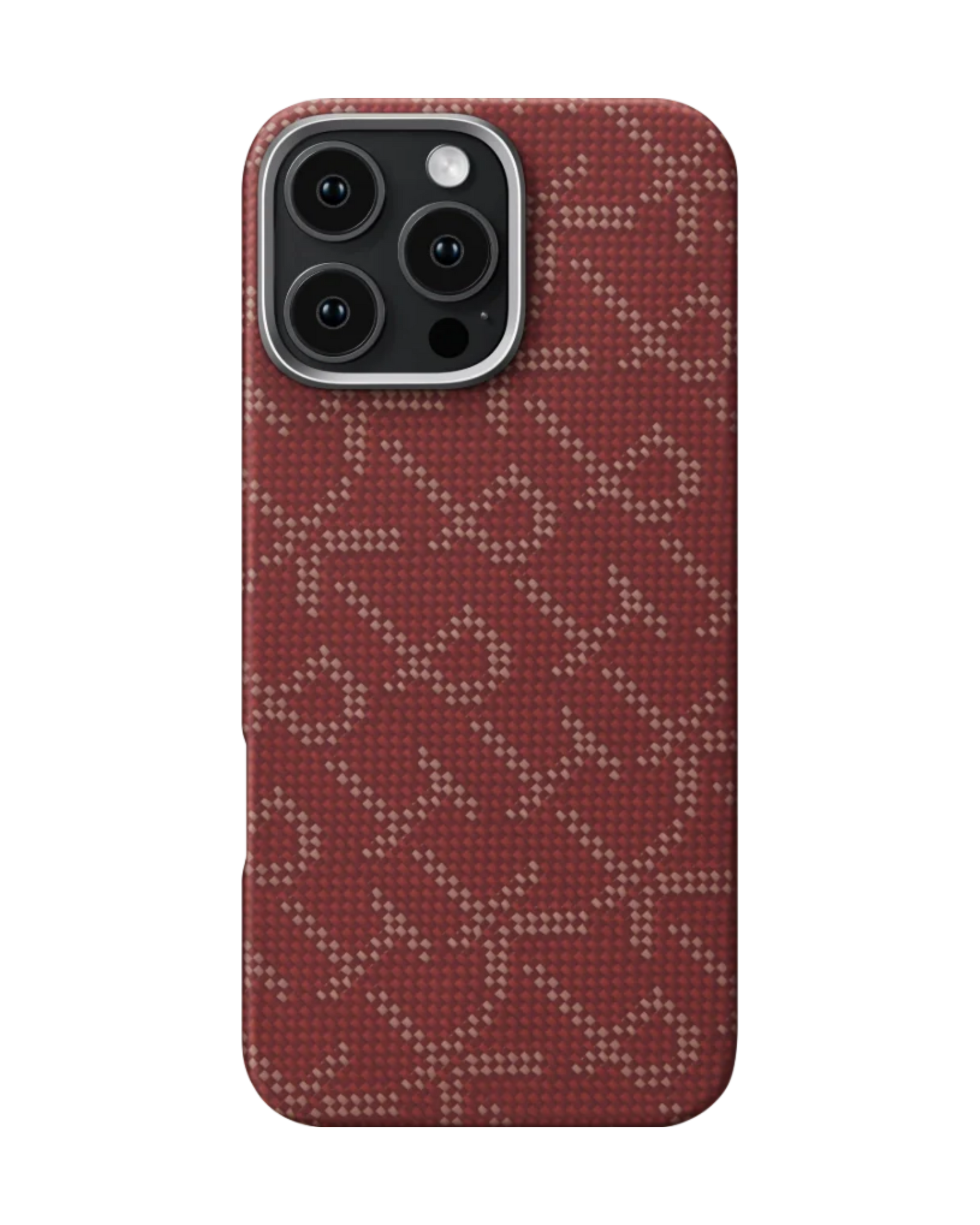 מגן הקרבון הדק והקל בעולם | PITAKA - פיטאקה - Iphone 16 Pro - RED/GOLD