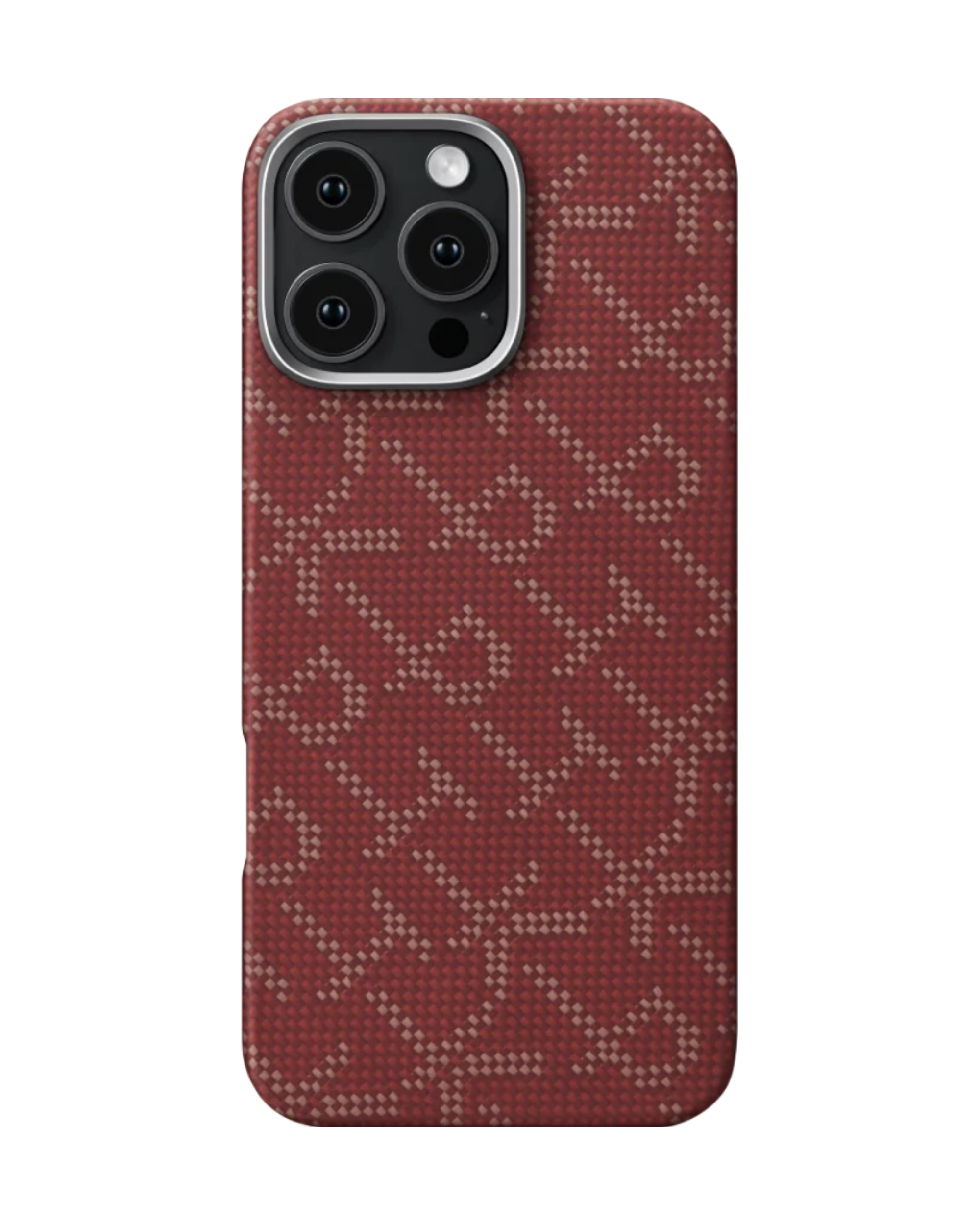 מגן הקרבון הדק והקל בעולם | PITAKA - פיטאקה - Iphone 16 Pro - RED/GOLD