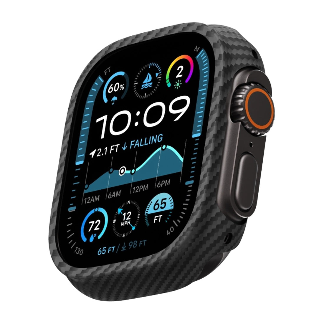 PITAKA Air Case for Apple Watch Ultra 49mm - מגן סיב ארמיד דק במיוחד לאפל ווטש אולטרה 49 מ״מ