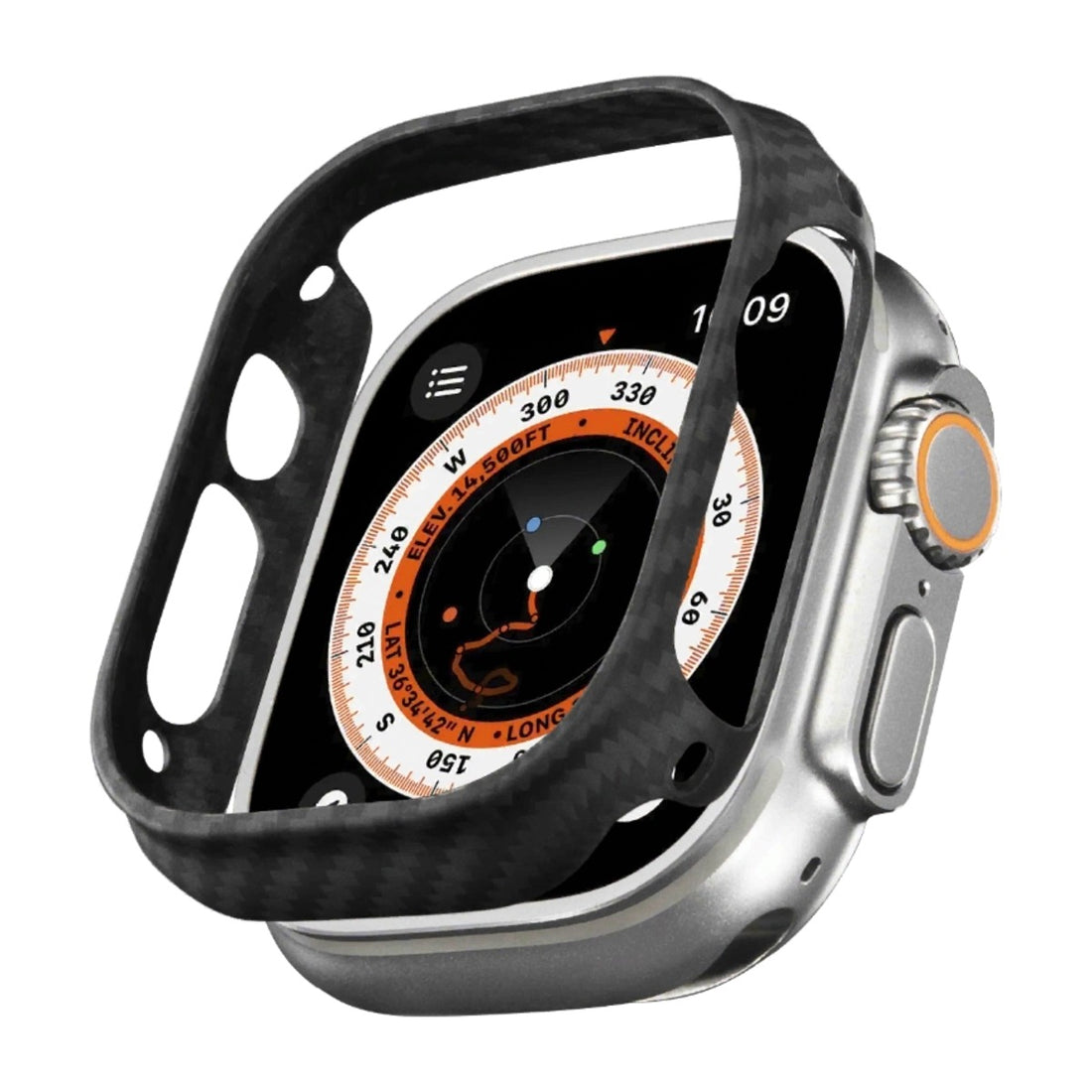 PITAKA Air Case for Apple Watch Ultra 49mm - מגן סיב ארמיד דק במיוחד לאפל ווטש אולטרה 49 מ״מ