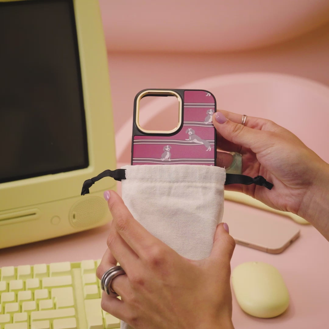 BURGA ELITE DARK | ON HOLD - כיסוי אופנתי לאייפון 17 פרו מקס